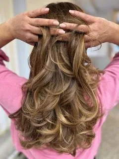Frisur aus dem Salon