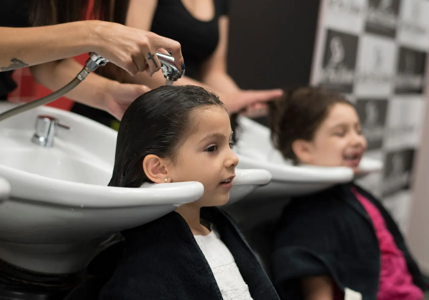 Haarwäsche im Salon